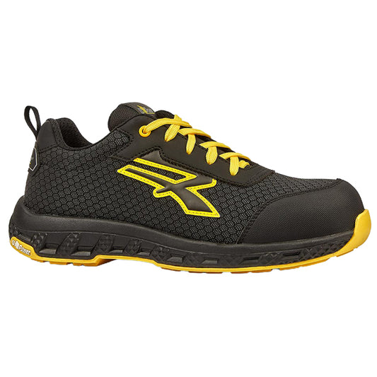 U-Power - 0RE20074-45 - Calzatura di sicurezza Maverick Red Ego S3S ESD - numero 45 - nero-giallo - U-Power - 104072 -  Conf. da 1 Pz.