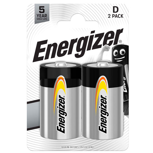 Energizer - U200220 - Pila torcia - D - LR20 - Everyday- Energizer - blister 2 pezzi - 104114 -  Conf. da 1 Pz.