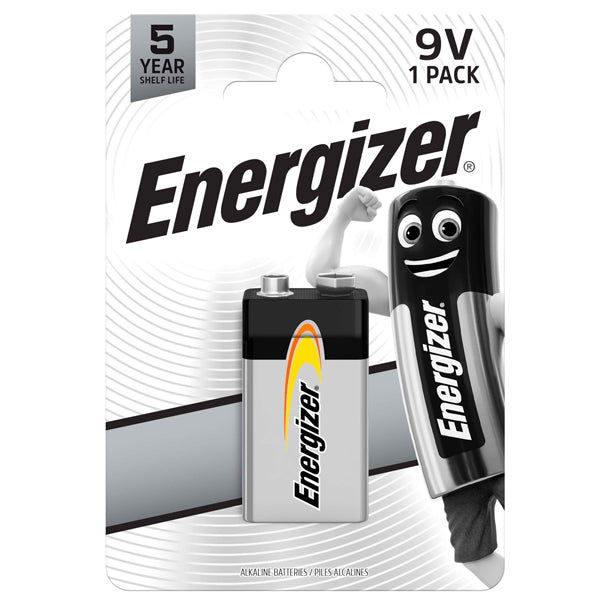 Energizer - U200261 - Pila Transistor - 9V -  Everyday - 6R61 - Energizer - 104115 -  Conf. da 1 Pz.