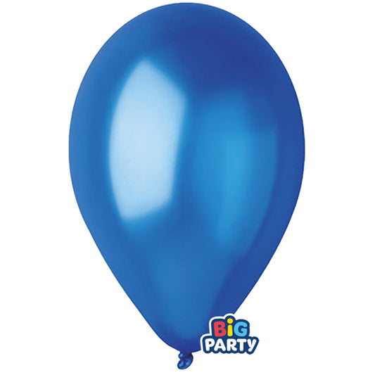 BIG PARTY - 71137 - Palloncino - diametro 30 cm - lattice - blu - conf. 10 pezzi - 104168 -  Conf. da 1 Pz.