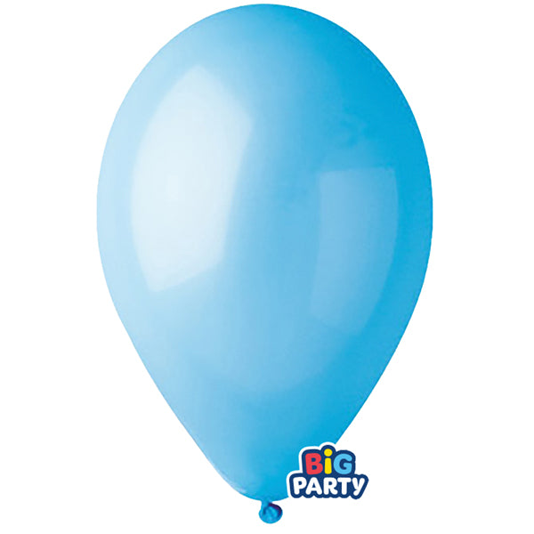 BIG PARTY - 71132 - Palloncino - diametro 30 cm - lattice - celeste - conf. 10 pezzi - 104169 -  Conf. da 1 Pz.