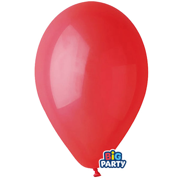BIG PARTY - 71135 - Palloncino - diametro 30 cm - lattice - rosso - conf. 10 pezzi - 104175 -  Conf. da 1 Pz.