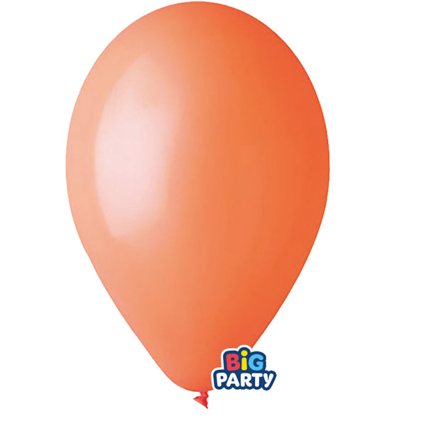 BIG PARTY - 71116 - Palloncino - diametro 26 cm - lattice - arancione - conf. 16 pezzi - 104183 -  Conf. da 1 Pz.