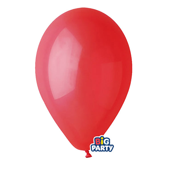 BIG PARTY - 71117 - Palloncino - diametro 26 cm - lattice - rosso - conf. 16 pezzi - 104193 -  Conf. da 1 Pz.