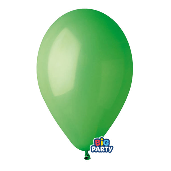 BIG PARTY - 71122 - Palloncino - diametro 26 cm - lattice - verde - conf. 16 pezzi - 104194 -  Conf. da 1 Pz.