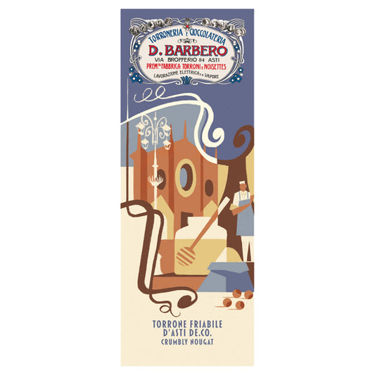 D. Barbero - 1002LN - Tavoletta torrone friabile - con nocciole IGP - in astuccio - 150 gr - Barbero - 104214 -  Conf. da 1 Pz.