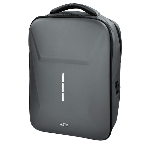 City Time - 82127 - Zaino Titan Big - 15.6" - 30 x 42 x 15 cm - grigio - City Time - 104222 -  Conf. da 1 Pz.
