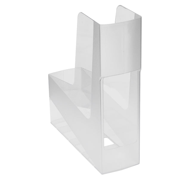 FELLOWES - 17401 - Portariviste Green2desk - in PS riciclato - 30 x 25,8 cm - dorso 9 cm - trasparente - Fellowes - 104361 -  Conf. da 1 Pz.