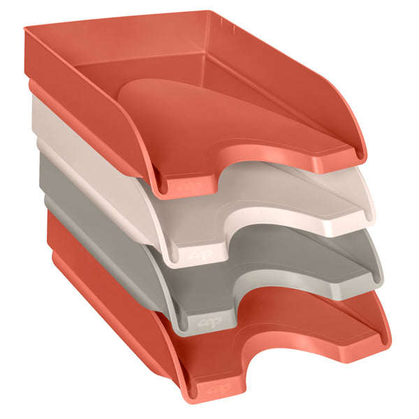 CEP - 1020049381 - Vaschette portacorrispondenza Terra nova - 34,8 × 25,7 × 24,5 cm - colori assortiti - Cep - set 4pz - 104389 -  Conf. da 1 Pz.