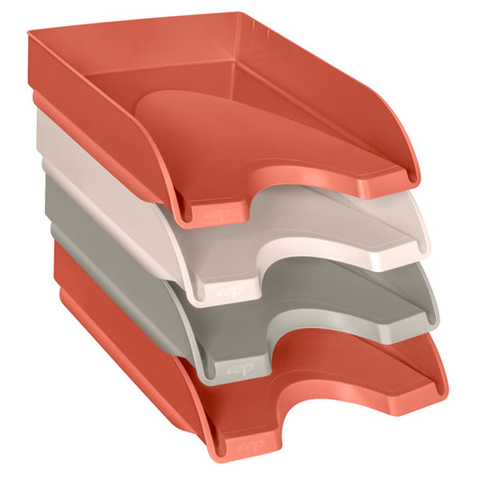 CEP - 1020049381 - Vaschette portacorrispondenza Terra nova - 34,8 × 25,7 × 24,5 cm - colori assortiti - Cep - set 4pz - 104389 -  Conf. da 1 Pz.