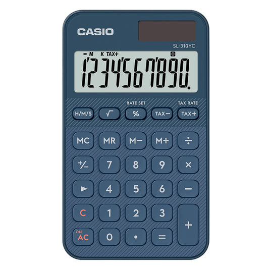 CASIO - MS-20YC-NY-W-EP - Calcolatrice tascabile SL-310UC - 10 cifre - blu - Casio - 104406 -  Conf. da 1 Pz.