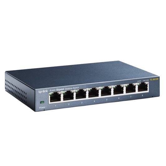 TP-LINK - TL-SG108 - Switch 8 porte - 10-100-1000Mbps Desktop - Tp-Link - 104473 -  Conf. da 1 Pz.