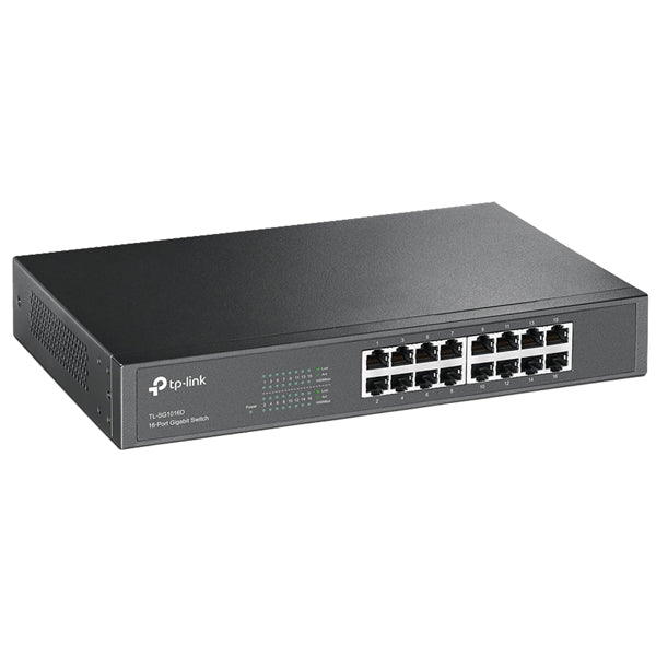 TP-LINK - TL-SG1016D - Switch - Desktop Gigabit 16 Porte - Tp-Link - 104476 -  Conf. da 1 Pz.
