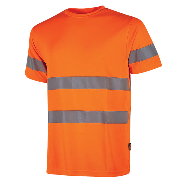 U-Power - WHL307OF-XL - T-shirt alta visibilità Mizar - taglia XL - arancio fluo - U-Power - conf. 3 pezzi - 104550 -  Conf. da 1 Pz.