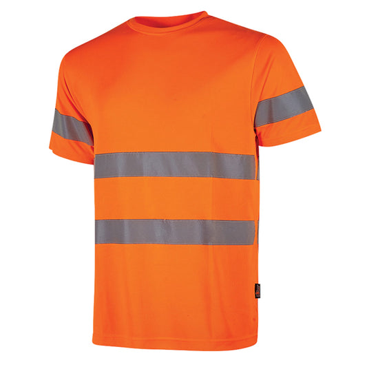 U-Power - WHL307OF-XL - T-shirt alta visibilità Mizar - taglia XL - arancio fluo - U-Power - conf. 3 pezzi - 104550 -  Conf. da 1 Pz.