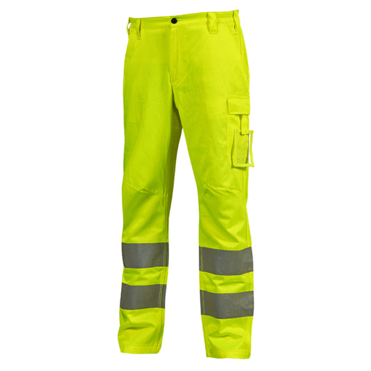 U-Power - WHL304YF-XL - Pantaloni alta visibilità Vega - taglia XL - giallo fluo - U-Power - 104590 -  Conf. da 1 Pz.