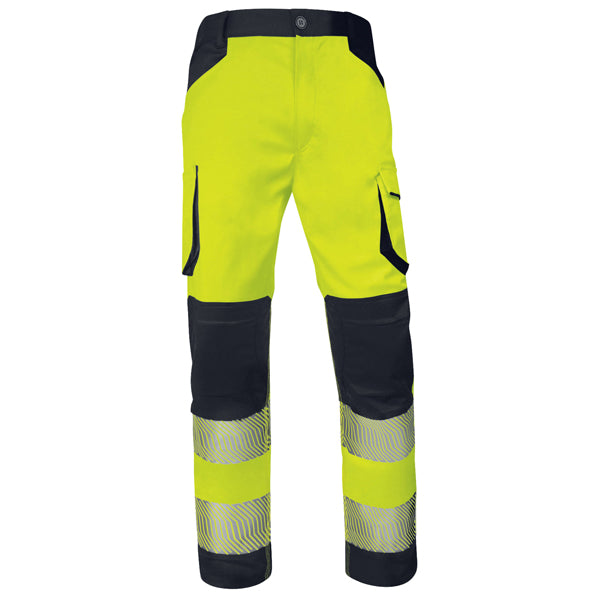 DELTAPLUS - M2PA3STRHVJAXG - Pantalone multitasche alta visibilità M2PA3S - taglia XL - giallo fluo - Deltaplus - 104599 -  Conf. da 1 Pz.