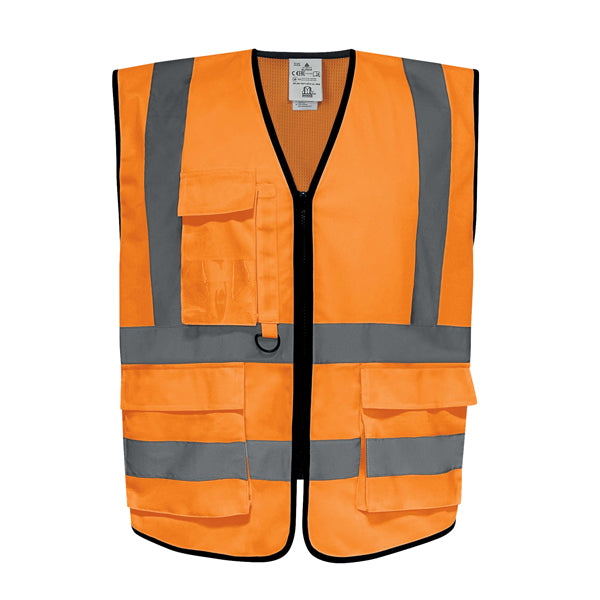 DELTAPLUS - GILPOCORXX - Gilet alta visibilità GILPOCK - poliestere riciclato - taglia XXL - arancio fluo - Deltaplus - 104612 -  Conf. da 1 Pz.