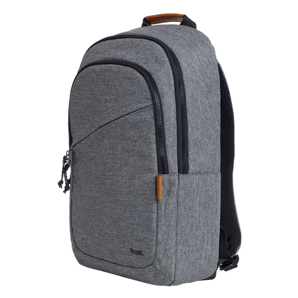 TRUST - 24981 - Zaino - ecologico per laptop - fino a 16"- Avana - Trust - 104699 -  Conf. da 1 Pz.
