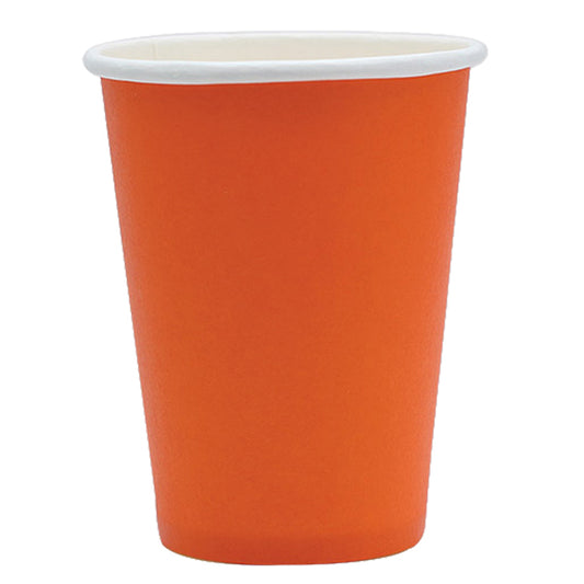 BIG PARTY - 74242 - Bicchieri biodegradabili Ecocolor - 250cc - arancione - Big Party - conf. 25 pezzi - 104719 -  Conf. da 1 Pz.