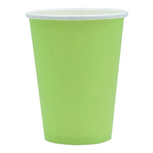 BIG PARTY - 74083 - Bicchieri biodegradabili Ecocolor - 250cc - verde mela - Big Party - conf. 25 pezzi - 104720 -  Conf. da 1 Pz.