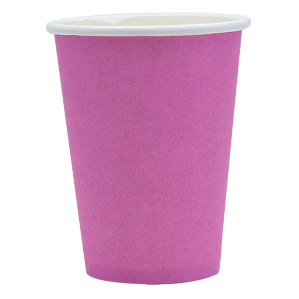 BIG PARTY - 74087 - Bicchieri biodegradabili Ecocolor - 250cc - fucsia - Big Party - conf. 25 pezzi - 104721 -  Conf. da 1 Pz.