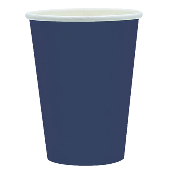 BIG PARTY - 75896 - Bicchieri biodegradabili Ecocolor - 250cc - blu notte - Big Party - conf. 25 pezzi - 104724 -  Conf. da 1 Pz.