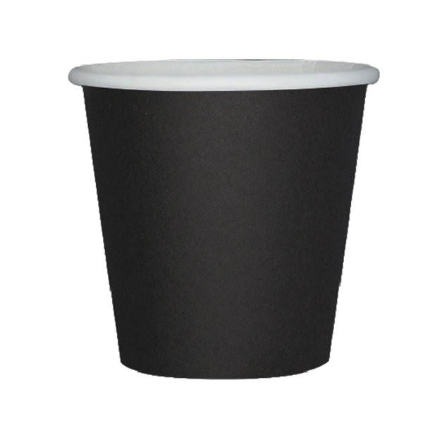BIG PARTY - 74257 - Bicchieri biodegradabili Ecocolor - 80cc - nero - Big Party - conf. 25 pezzi - 104726 -  Conf. da 1 Pz.