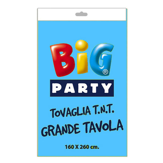 BIG PARTY - 14662 - Tovaglia TNT - 160 x 260 cm - turchese - Big Party - - 104747 -  Conf. da 1 Pz.