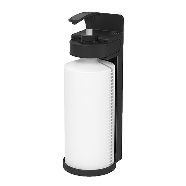 Medial - 110545 - Dispenser Nenya - con supporto murale - 6,5 x 7,1 x 18,2 cm - 300 ml - ABS - nero - Medial International - 104761 -  Conf. da 1 Pz.