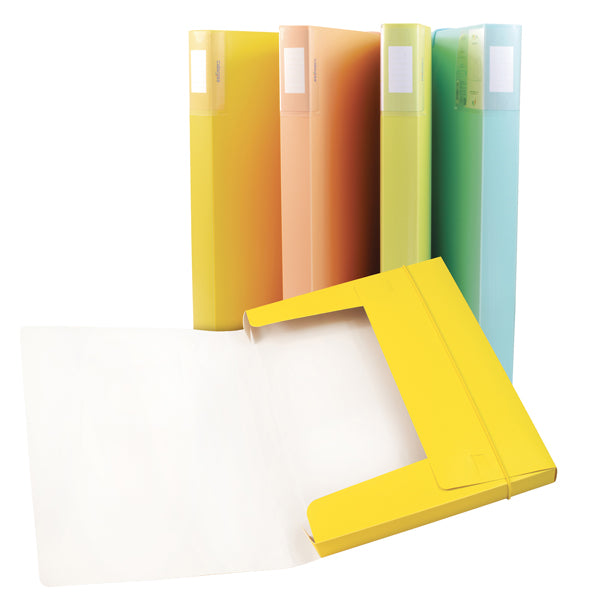 Colorosa - 362370 - Cartella 3 lembi con elastico Spring - A4 - dorso 3 cm - colori assortiti - Colorosa - 104821 -  Conf. da 8 Pz.