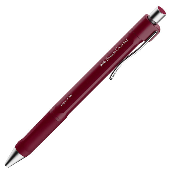 FABER-CASTELL - 348821 - Penna a sfera a scatto Beyond Ball - Punta 1,0 mm - rosso - Faber-Castell - 104843 -  Conf. da 1 Pz.