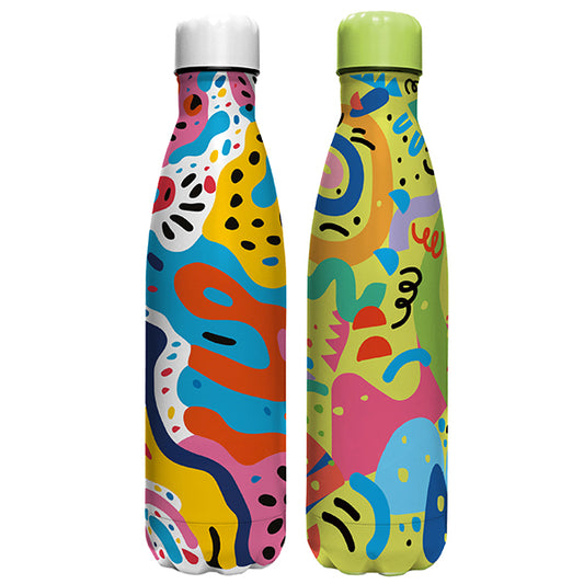 BLASETTI - 8791 - Borraccia termica Look - 500 ml - acciaio inox - colori assortiti - Blasetti - 104872 -  Conf. da 1 Pz.