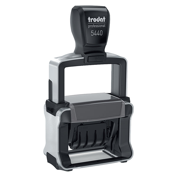 TRODAT - 170338 - Timbro Professional 4.0 5440 Datario - 4,9 x 2,8 cm - 4 mm - personalizzabile - autoinchiostrante - cartuccia non inclusa- Trodat - 104918 -  Conf. da 1 Pz.