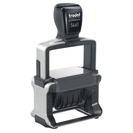 TRODAT - 170340 - Timbro Professional 4.0 5460 Datario - 5,6 x 3,3 cm - 4 mm - personalizzabile - autoinchiostrante - cartuccia non inclusa -  Trodat - 104919 -  Conf. da 1 Pz.