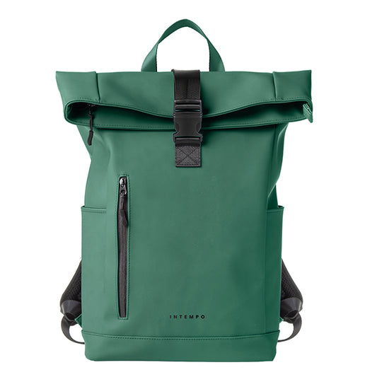 IN TEMPO - 9239DRG24 - Zaino Roll-top Drop - 30 x 42 x 14 cm - gomma - verde - In Tempo - 104920 -  Conf. da 1 Pz.