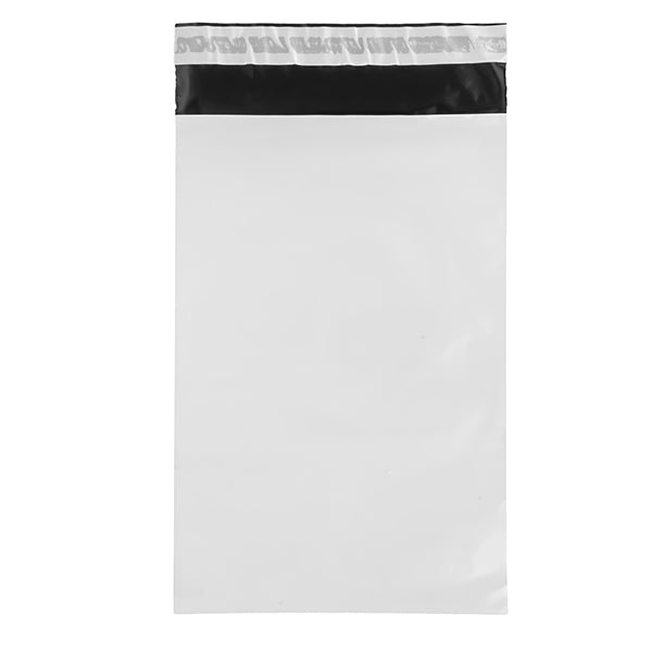 No Brand - FB01 - Sacchetto - per corrieri - 17 x 25 x 5 cm - PE - bianco - conf. 100 pezzi - 104921 -  Conf. da 1 Pz.