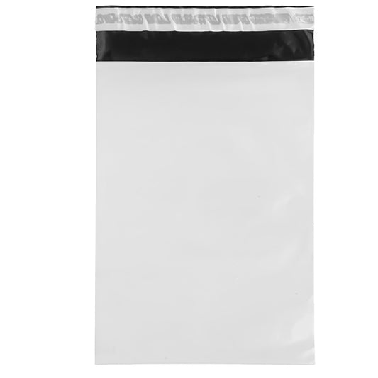 No Brand - FB02 - Sacchetto - per corrieri - 22 x 32 x 5 cm - PE - bianco - conf. 100 pezzi - 104922 -  Conf. da 1 Pz.