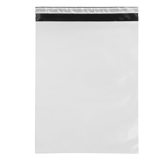 No Brand - FB05 - Sacchetto - per corrieri - 35 x 45 x 5 cm - PE - bianco - conf. 100 pezzi - 104924 -  Conf. da 1 Pz.