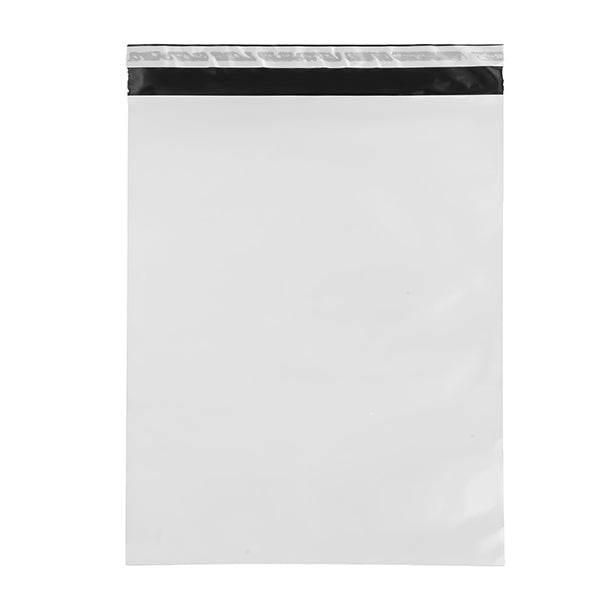 No Brand - FB06 - Sacchetto - per corrieri - 40 x 50 x 5 cm - PE - bianco - conf. 100 pezzi - 104925 -  Conf. da 1 Pz.