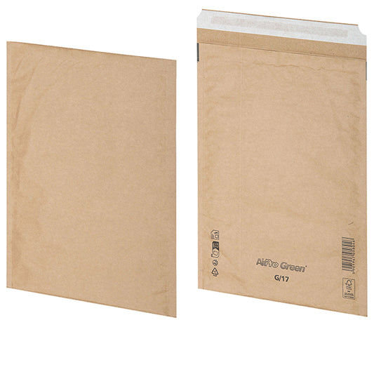 Bong Packaging - 12290 - Busta imbottita AirPro Green - 25 x 34 cm - carta - avana - Bong Packaging - conf. 100 pezzi - 104930 -  Conf. da 1 Pz.
