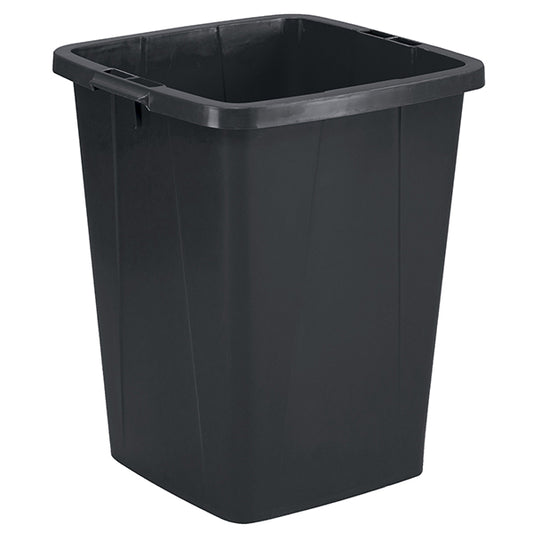 DURABLE - 1800505221 - Bidone DURABIN - con maniglie - senza coperchio - 90 L - 52 x 61 x 49 cm - PP - nero - Durable - 104939 -  Conf. da 1 Pz.