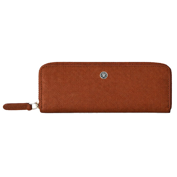 Cross - E000042 - Portapenne c-zip - pelle Saffiano - marrone - Cross - 104963 -  Conf. da 1 Pz.
