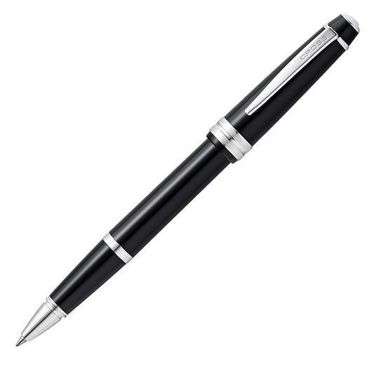 Cross - E011062 - Penna roller Bailey Light - punta F - fusto nero-cromo - Cross - 104971 -  Conf. da 1 Pz.
