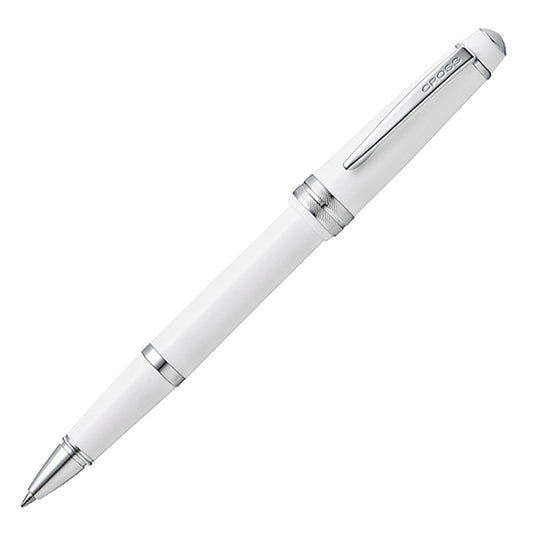 Cross - E011052 - Penna roller Bailey Light - punta F - fusto bianco-cromo - Cross - 104974 -  Conf. da 1 Pz.