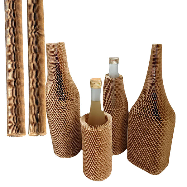 METHODO - X102203 - Manicotti in carta alveolare - 35 x 1 cm - avana - Methodo - conf. 20 pezzi - 104983 -  Conf. da 1 Pz.