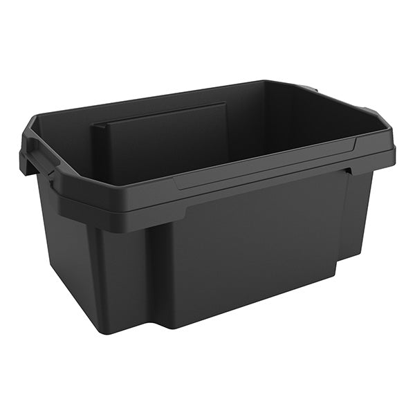 TERRY - 1003213 - Contenitore multiuso FABER BOX - plastica - nero - 58,5 x 38,5 x 26,1 cm -  40 litri - Terry - 105021 -  Conf. da 1 Pz.