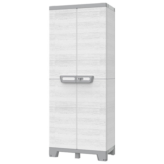 TERRY - 1003205 - Armadio CAB2680 sequoia - 2 ante - 68 x 39 x 172 cm - plastica - grigio - Terry - 105030 -  Conf. da 1 Pz.