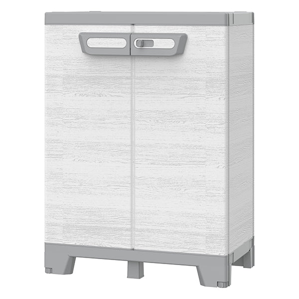 TERRY - 1003206 - Armadio CAB680 sequoia - 2 ante - 68 x 39 x 93,5 cm - plastica - grigio - Terry - 105031 -  Conf. da 1 Pz.