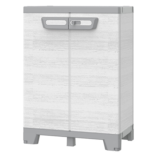 TERRY - 1003206 - Armadio CAB680 sequoia - 2 ante - 68 x 39 x 93,5 cm - plastica - grigio - Terry - 105031 -  Conf. da 1 Pz.